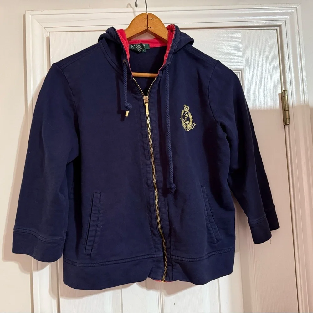 Ralph Lauren Full Zip Hooded Sweatshirt